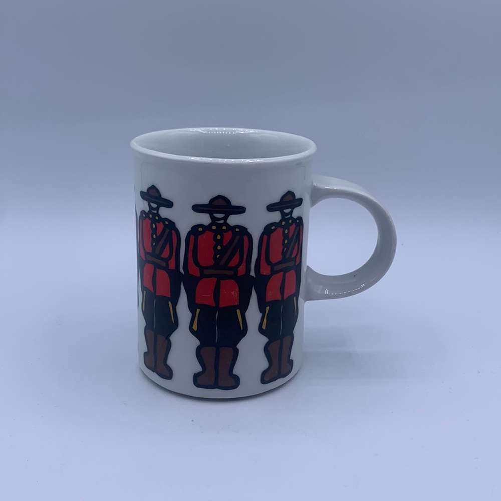 Vintage Marc Tetro Canadian Mounted Police Coffee Mug
